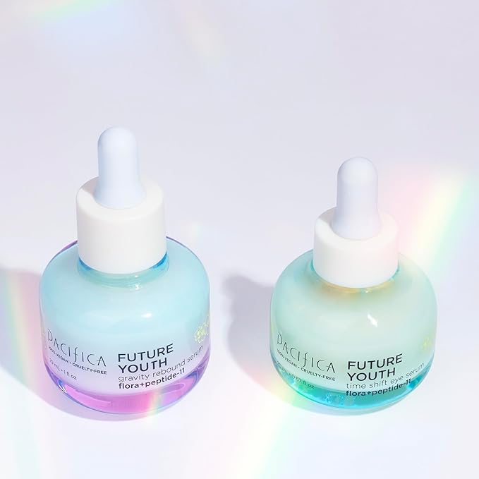 Pacifica Future Youth Gravity Rebound Face Serum – Multi-Peptide Firming Facial Serum for Fine Lines, Anti-Aging & Elasticity Vegan & Cruelty-Free Dermatologist Tested-GlimoraGlow