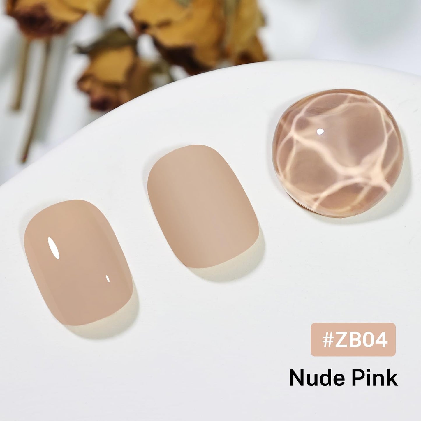 16.5ml Nude Pink Nail Polish Large Volume Quick Drying Light Pink Nail Polish, Fast Drying and Long Lasting Color Nail Art DIY Home Manicure Gift for Women-GlimoraGlow