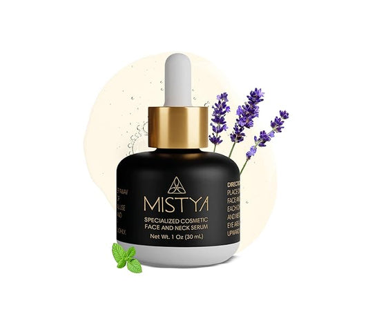 Anti Aging Specialized Face and Neck Serum with Cacay oil, Extra Vitamin E, Lavender and Peppermint Oils, 1 oz, high in retinol.-GlimoraGlow