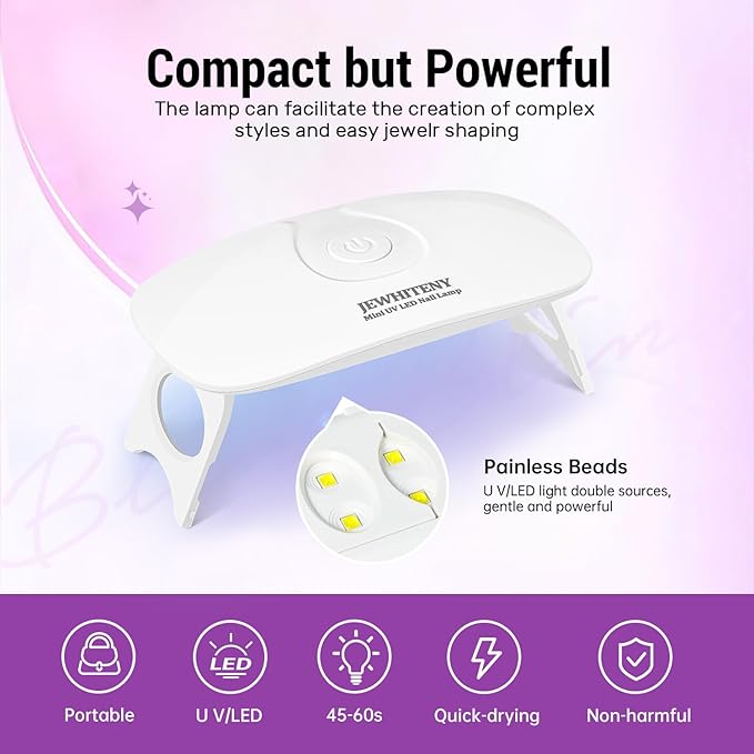 JEWHITENY Poly Gel Nail Kit 28 Colors Nude Gray Glitter with Nail Lamp Base Top Coats Builder Gel All-In-One Set Ideal for Designs DIY At Home Need U V Lamp Curing-GlimoraGlow