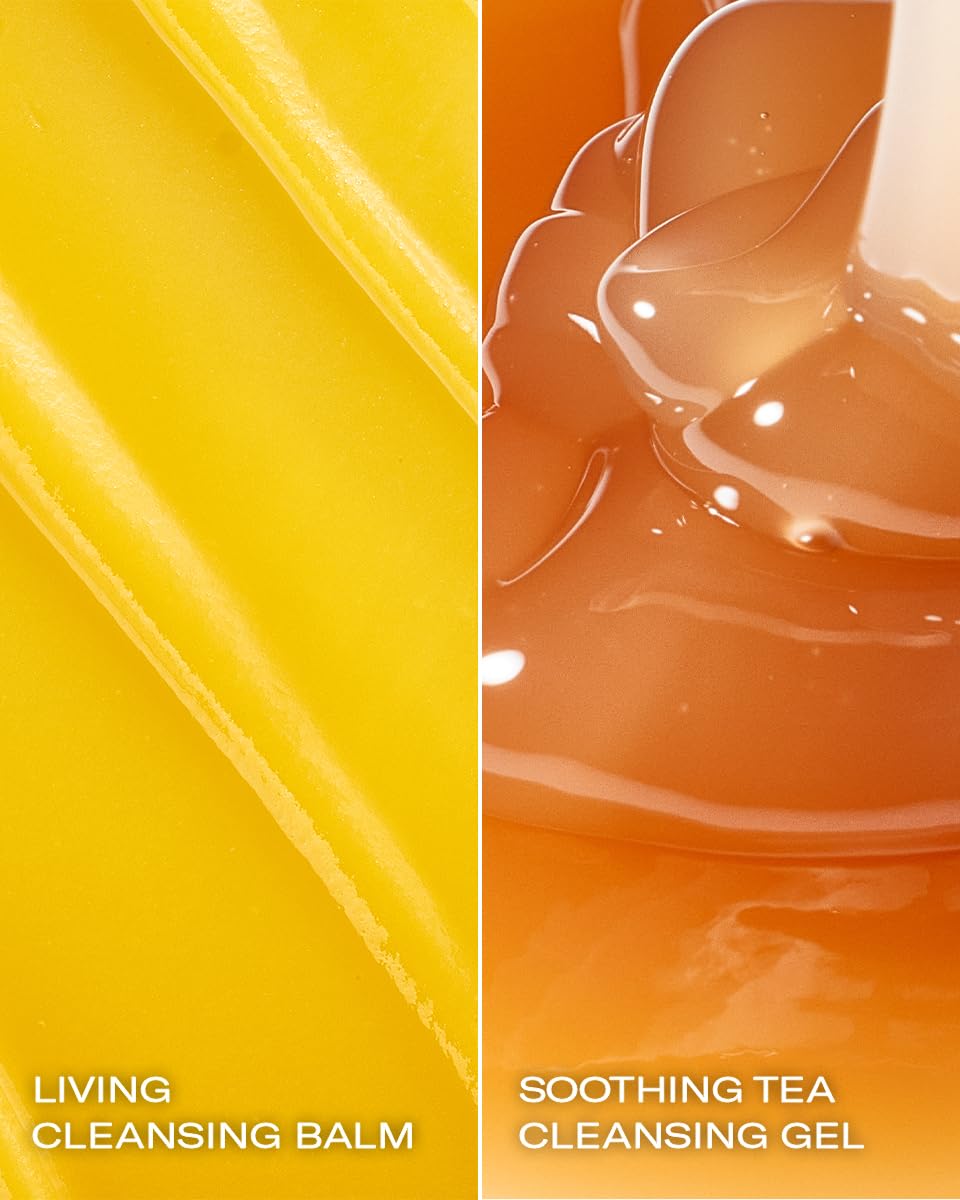 Then I Met You The Cleansing Duo Set with Living Balm Oil Cleanser & Soothing Tea Cleansing Gel Water Cleanser-GlimoraGlow