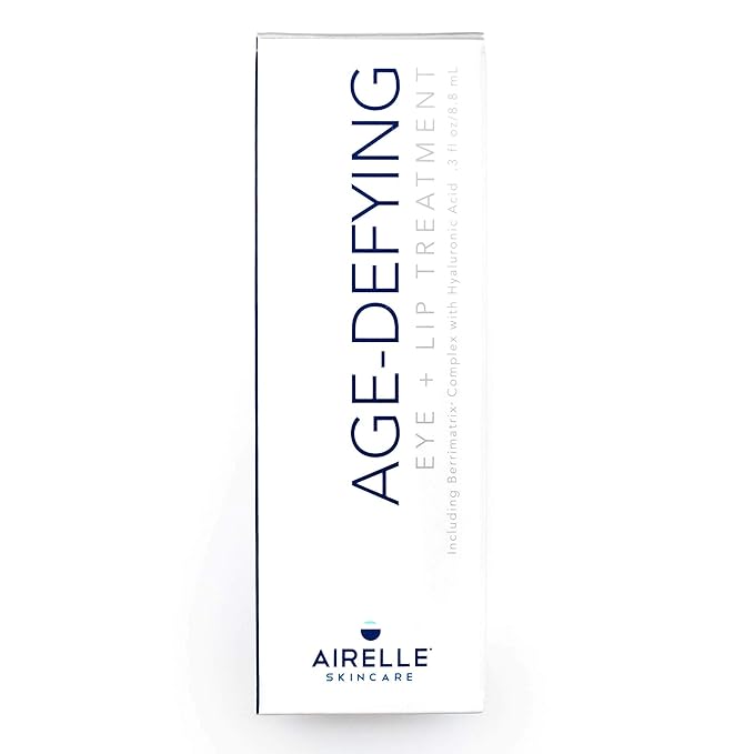 Airelle Age-Defying Eye and Lip Treatment | Anti Aging, Helps Reduce Wrinkles, Fine Lines | Dermatologist Recommended | Hyaluronic Acid, Berrimatrix | Natural Ingredients | .3 Fl Oz-GlimoraGlow
