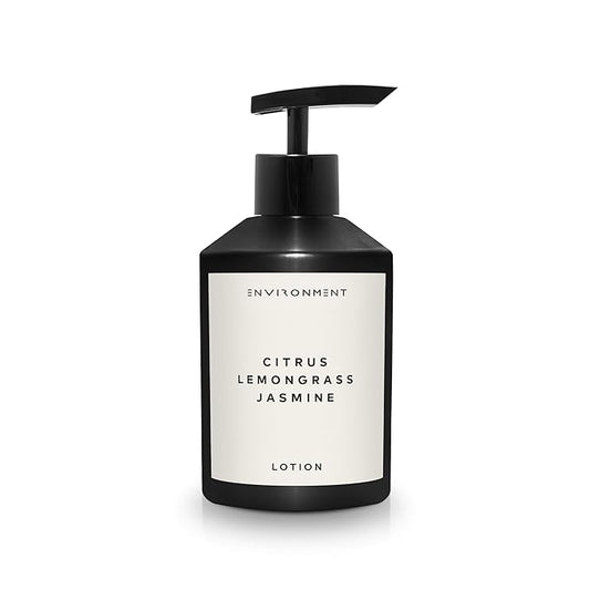 ENVIRONMENT Inspired by 5-Star Hotels WH Lotion, 300ml Luxury Scented Lotion (White Tea | Cedar | Aloe Vera) Bathroom Luxury, Men & Women High-End Body Lotion, Hand Cream, Dry Skin Treatment-GlimoraGlow