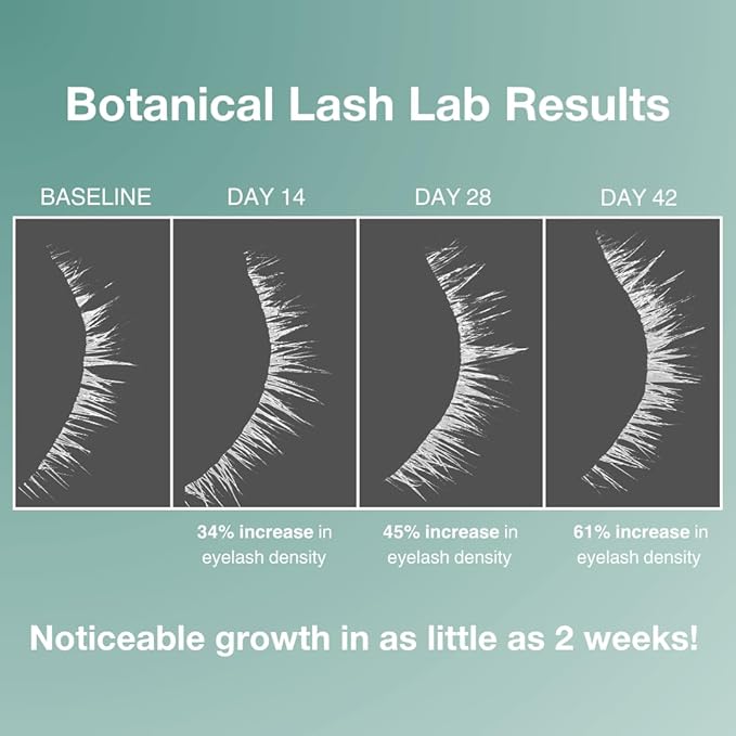 Contours Rx Botanical Lash & Brow Enhancing Serum – Organic, Drug-Free Growth Formula with Peptides & Botanicals – Strengthens, Hydrates & Nourishes – 5ml-GlimoraGlow