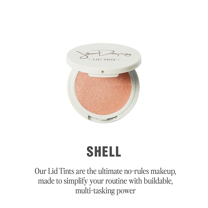 Jillian Dempsey Lid Tint: Satin Cream Eyeshadow I Easy Application for a Natural Shimmer or a Layered Matte Finish I Shell-GlimoraGlow