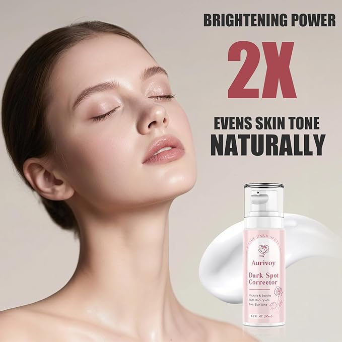 Dark Spot Remover for Face and Body - Dark Spot Corrector for Face - Sun Spots, Age Spots, Freckles & Melasma Remover - Brown Spot Corrector Evens Skin Tone for All Skin Type 1.7 Fl Oz-GlimoraGlow