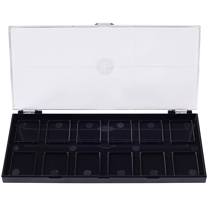 12 Color Empty Alcohol Activated Palette for Refills and Custom Palette Creation-GlimoraGlow