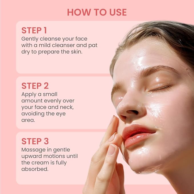 QUIA Collagen Jelly Cream – Lightweight Gel Moisturizer for Glowing, Plump Skin – With Niacinamide and Peptides – Korean Skincare for Daily Hydration-GlimoraGlow