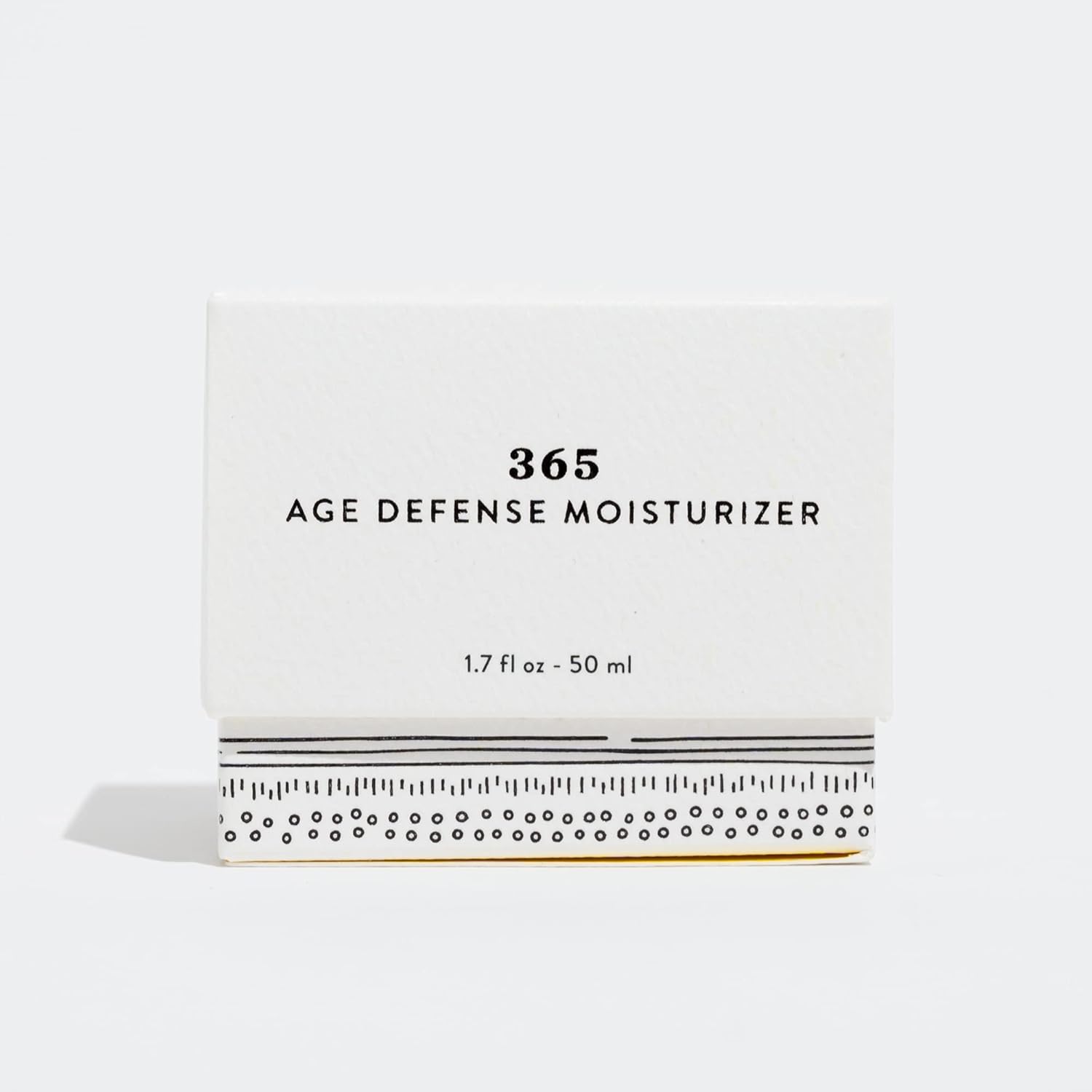 365 Age Defense Anti-Aging Anti-Pollution Moisturizer with Patented Marine Algae Extract + Hyaluronic Acid + Niacinamide | Free of Fragrances, Parabens, Oil, Dyes and Gluten | 1.7 Fl oz-GlimoraGlow