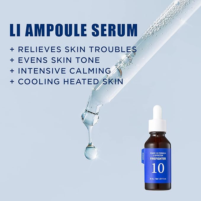 It'S SKIN LI Calming Skincare Set - Soothing Toner Pads, Ampoule Serum, Moisture Cream – Redness & Acne Relief with Licorice Extract & Guaiazulene – for Clear Skin-GlimoraGlow