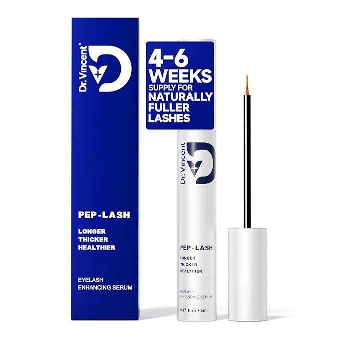 Lash Serum for Eyelash Growth – Eyelash Growth Serum Advanced Peptide Formula with 2.3× Absorption for Fuller, Thicker & Longer Lashes – Vegan & Cruelty-Free, Clinically Tested – 5ml-GlimoraGlow