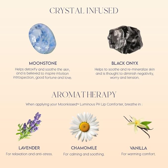 ieró Beauty Moonkissed Luminous PH Tinted Lip Balm w/Shea Butter & Vitamin E, Lip Care Moisturizer, Lip Plumper for Soft & Supple Lips, Paraben Free, Vegan, Sheer Red w/Copper-Red Shimmer-GlimoraGlow