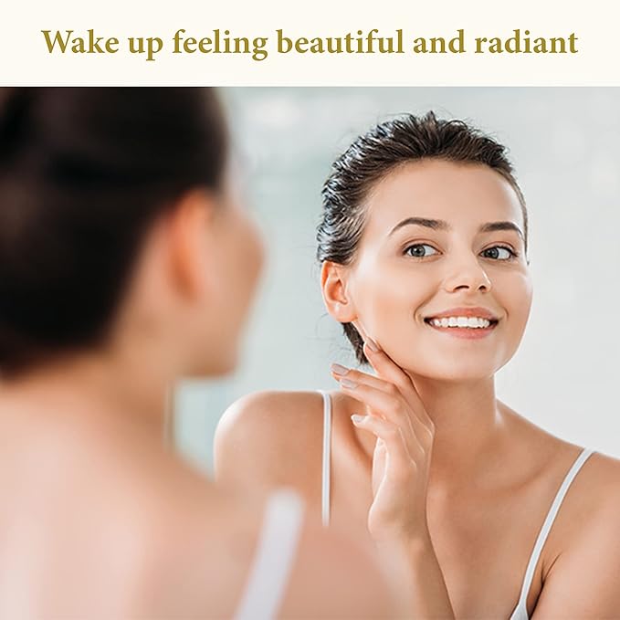 Calithea Night Cream - Moisturizing & Hydrating Face Repair Cream - Night Facial Moisturizer with Shea Butter, Elderberry, Argan Oil - Antioxidant-Rich Skin Night Cream-GlimoraGlow