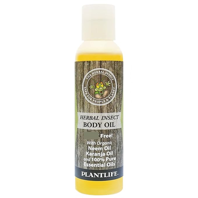 Plantlife Herbal Body Oil with Neem - Natural Aromatherapy - 4 oz-GlimoraGlow