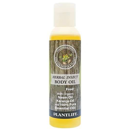 Plantlife Herbal Body Oil with Neem - Natural Aromatherapy - 4 oz-GlimoraGlow
