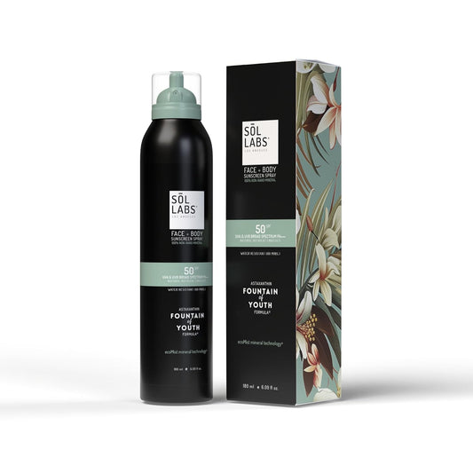 Mineral Sunscreen Spray SPF 50 – Reef Safe Sunscreen Spray, Lightweight Zinc Oxide, Water-Resistant – Korean Skincare, Face & Body Sun Protection-GlimoraGlow