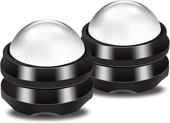 2-Pack Cryosphere Cold Massage Roller Ball,Manual Massage Ball for Heat and Ice Therapy,Self Massage Tool for Reliefs Muscle Pain,Decrease Inflammation,Reduces Stress¡­-GlimoraGlow