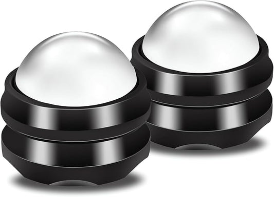 2-Pack Cryosphere Cold Massage Roller Ball,Manual Massage Ball for Heat and Ice Therapy,Self Massage Tool for Reliefs Muscle Pain,Decrease Inflammation,Reduces Stress¡­-GlimoraGlow