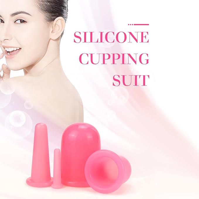 14PCS Facial Cupping for Massage - Face Cupping Set, Vacuum Suction Cups for Neck Body Beauty Anti Cellulite Cup Therapy and Cellulite Massager-GlimoraGlow