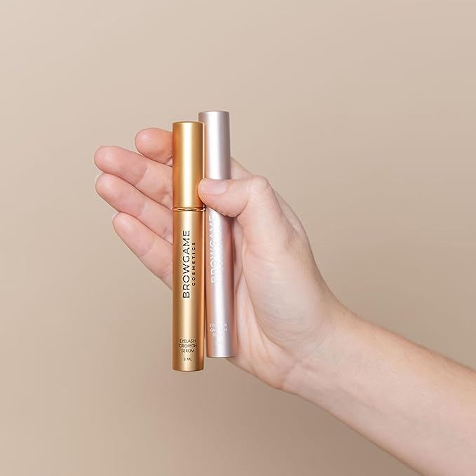 Eyebrow Growth Serum - Provides Full, Healthy And Well Defined Eyebrows - High Technology Formula - Vegan And Cruelty Free - Flexible Applicator Developed Specifically For Brows - 0.1 Oz-GlimoraGlow