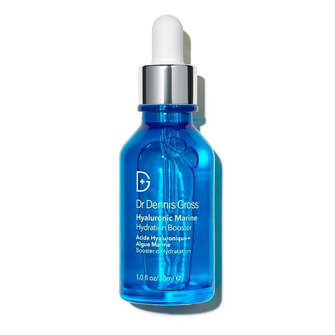 Dr Dennis Gross Hyaluronic Marine™ Hydration Booster: for Dehydrated, Rough Texture, Dry Fine Lines & Wrinkles, 1 fl oz-GlimoraGlow