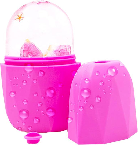 Ice Facial Cube Facial Beauty Ice Roller Skin Care Tools Ice Roller for Face and Eye Silicone Ice Mold for Face Beauty Ice Face Roller-GlimoraGlow