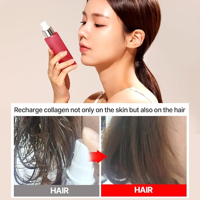 Collagen Double Eight Facial Mist Serum 100ml – Hydrating Face Mist & Makeup Setting Spray with Deep Collagen Barrier Protection for Long-Lasting Moisture & Radiant Skin-GlimoraGlow