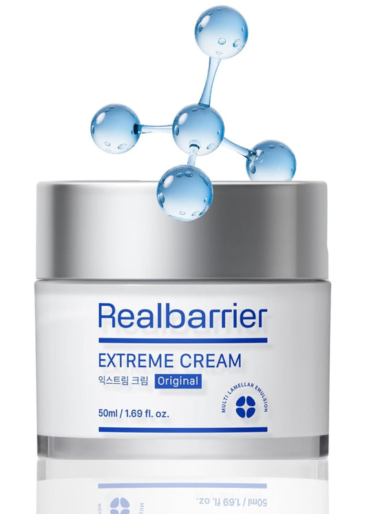 Real Barrier | Extreme Cream | Korean Moisturizer Face Cream, Korean Skin Care | Rich Face Lotion for Sensitive Skin | Hydrating Face Moisturizer with Hyaluronic Acid and Ceramides | 1.69 fl oz (50ml)-GlimoraGlow