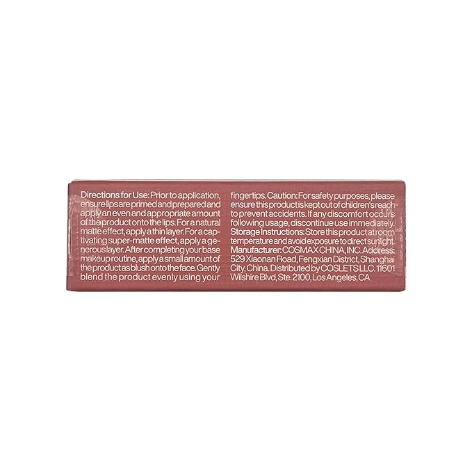 ITY Velvet Matte Finish Lip Stain-Mousse Textured Lip Clay, Nude Shade, Conceals Lip Lines, Rich Pigment Lip Tint Lipsticks, 0.14 oz (4g) in Petal-GlimoraGlow