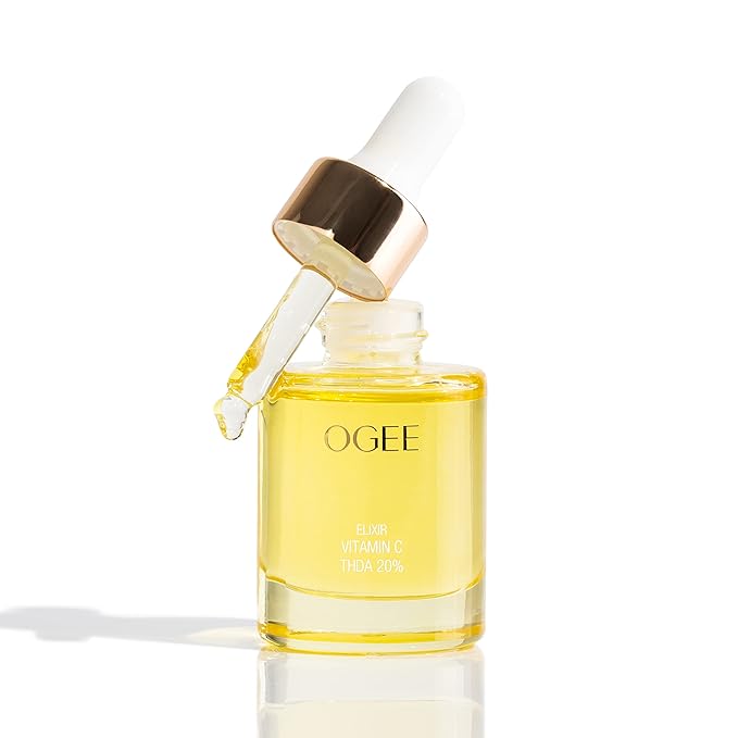 Ogee Vitamin C THDA 20% Elixir - Certified Organic Vitamin C Face Serum - Brightening Vitamin C Serum for Face-GlimoraGlow