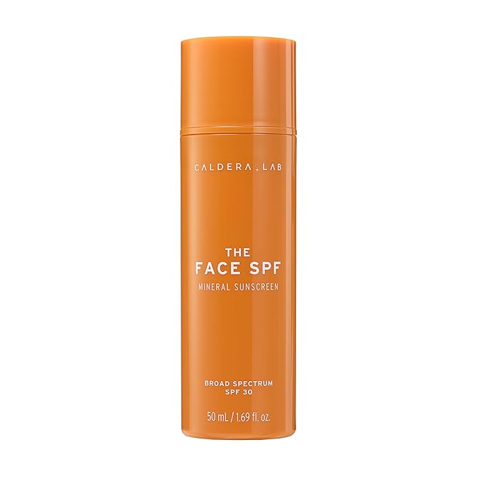 Caldera + Lab The Face SPF, No White Cast Mineral Sun Screen with SPF 30-GlimoraGlow