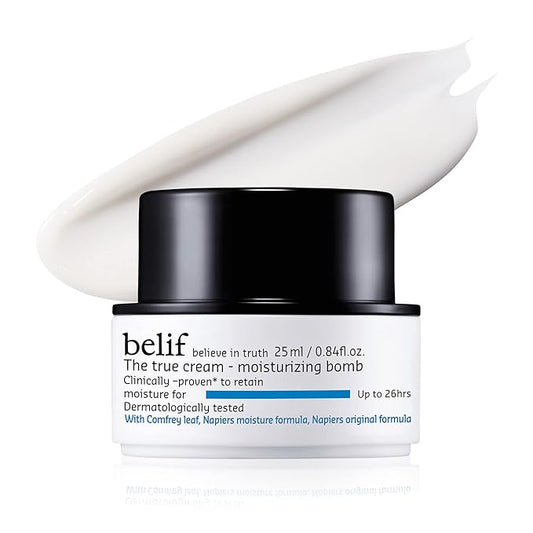 belif The True Cream Moisturizing Bomb with Oak Husk and Vitamin B | Moisturizer | Good for Dry Skin, Dryness Dullness, and Uneven Texture |For Normal, Dry Skin Types-GlimoraGlow