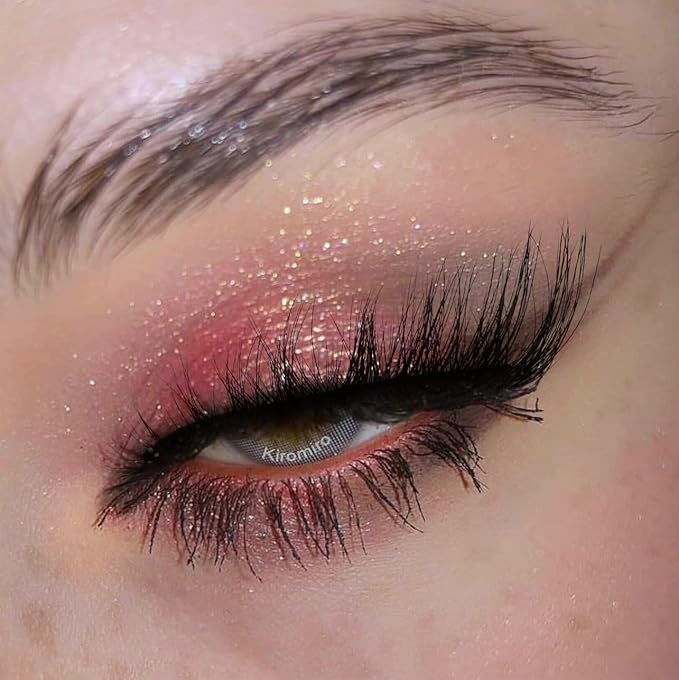 False Lashes Natural Look Faux Mink Eyelashes Wispy Fox Eye Lashes That Look Like Extensions 3D Mink Lashes Natural Strip Lashes Pack by Kiromiro-GlimoraGlow