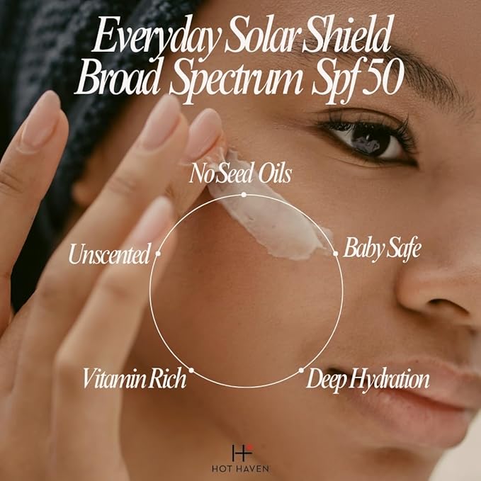 Tallow Sunscreen SPF 50 – Everyday Solar Shield Mineral Sunscreen | Grass-Fed Tallow & Zinc Oxide – Non-Greasy, Baby Safe, Reef Friendly, Chemical-Free Moisturizer – 3.38 oz-GlimoraGlow