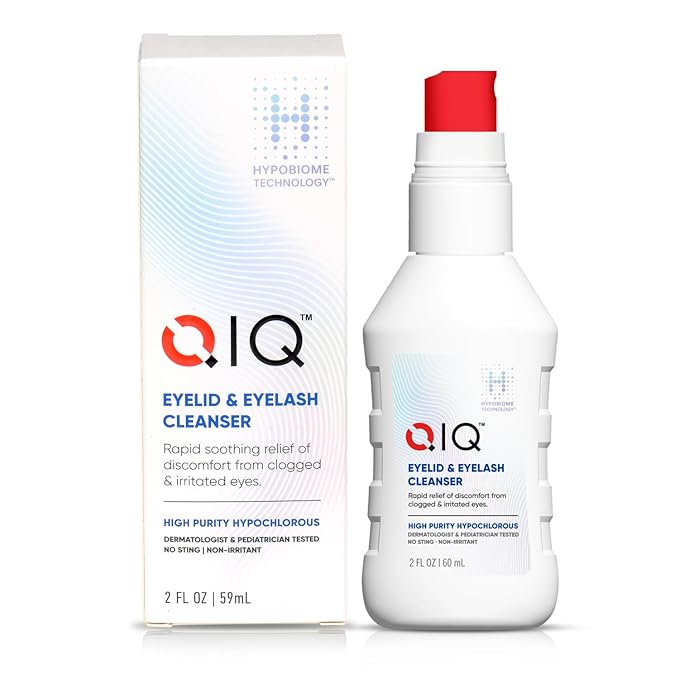 Eyelash and Eyelid Cleanser – High Purity Hypochlorous Eye Wash Solution, Lid and Lash Cleanser that Quickly Calms and Soothes Irritated, Clogged Skin (2oz)-GlimoraGlow