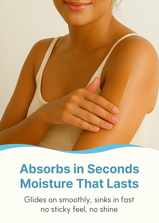 Derma B | Daily Moisture Body Oil | 99% Natural Argan & Sweet Almond Oil | Shower Oil for Dry Sensitive Skin | Light & Long-Lasting Hydration | Skin Body Care Oil with Peach Scent | 6.78 fl oz (200ml)-GlimoraGlow