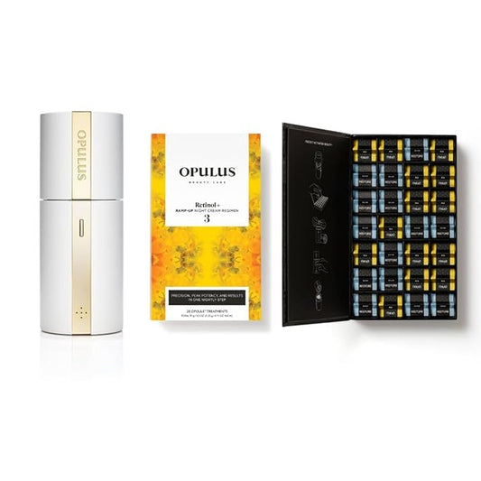 Hydrate & Soothe Beauty Collection Gift Bundle / Starter Kit, Activator with 0.1% Retinol Cream, Ramp-Up Regimen 3 & RHR Overnight Mask, Skin Care Routine, For All Skin Type-GlimoraGlow