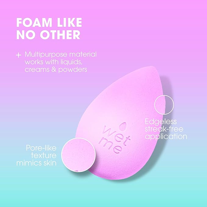 Beautyblender® | Wave Color Changing Blender Makeup Sponge | Blend Liquid Foundations, Powders and Creams | Streak Free Application | Vegan, Cruelty Free | Made in USA-GlimoraGlow