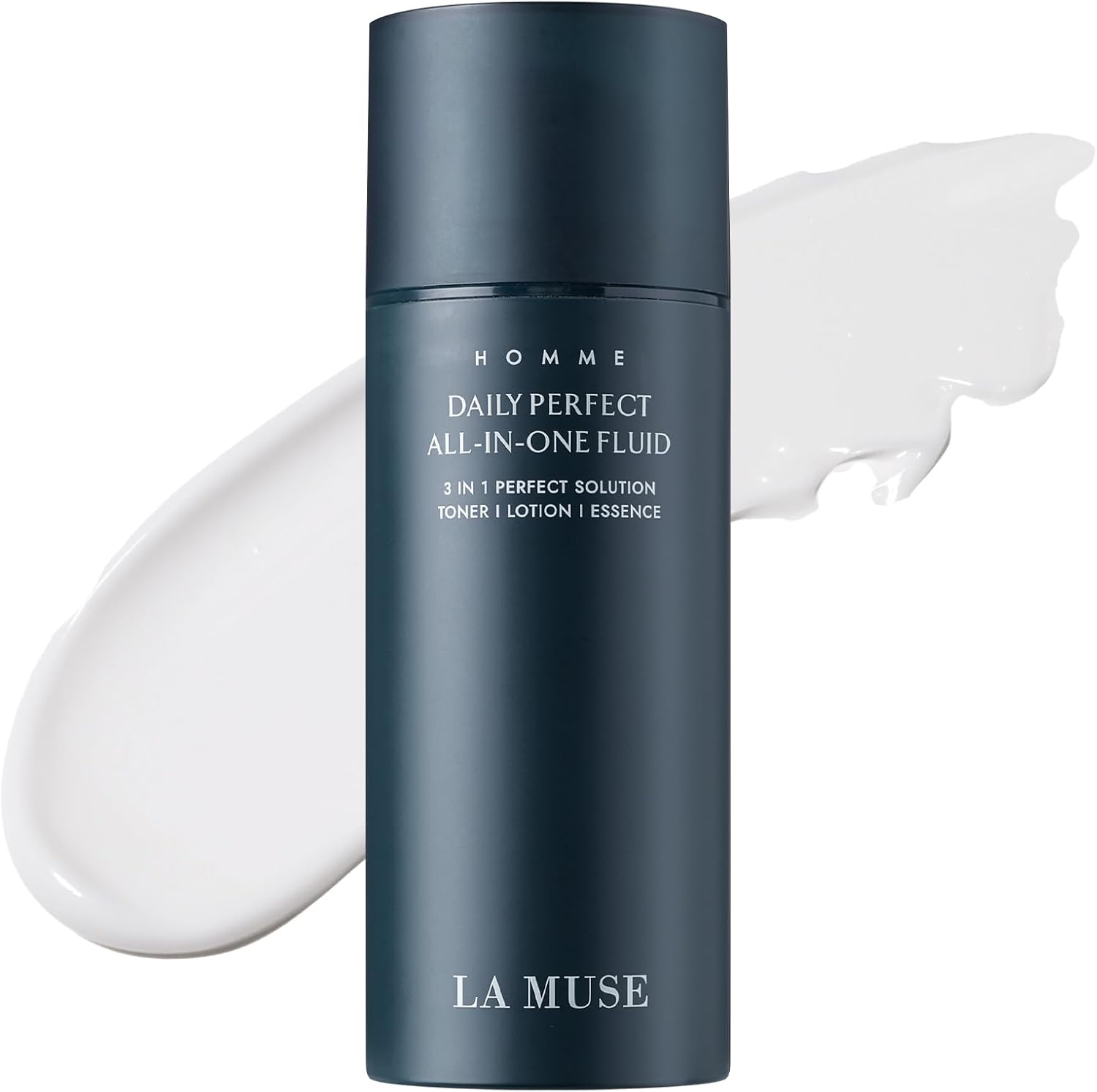 LA MUSE Homme Daily All-in-One Face Moisturizer for Men | 3-in-1 Toner, Lotion, Essence | Lightweight, Hydrating After-Shave Lotion for Oily & Sensitive Skin | Korean Skincare | Original Size-GlimoraGlow