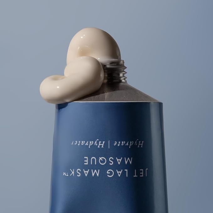 Summer Fridays Jet Lag Mask Mini - Hydrating Face Moisturizer + Mask - Enriched with Hyaluronic Acid, Niacinamide, Glycerin + Antioxidants Helps Nourish Skin for a Renewed + Radiant Complexion (1 Oz)-GlimoraGlow