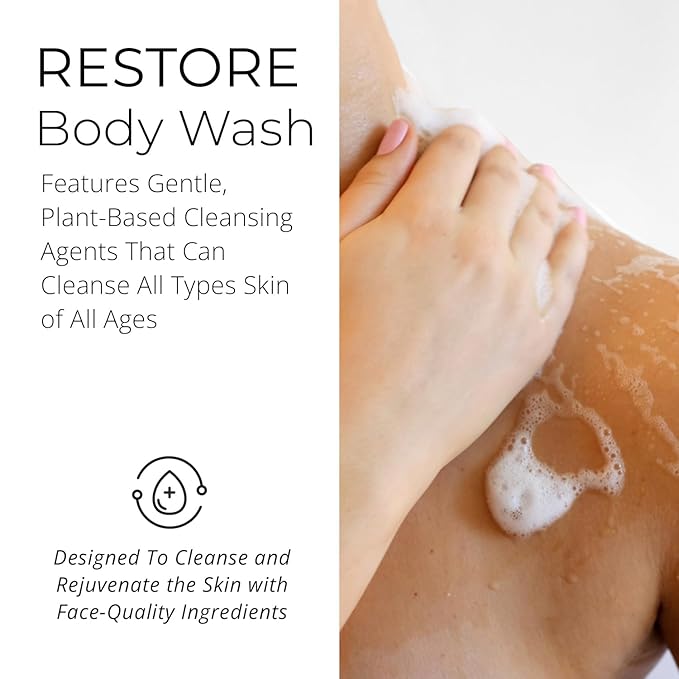 Doctor Rogers Hydrating Body Wash, Moisturizing Shower Cleanser, Dermatologist-Created Bath Soap For Women & Men, Cleanses & Repairs the Skin Barrier, Paraben & Sulfate-Free, 236 ml / 8 fl oz-GlimoraGlow