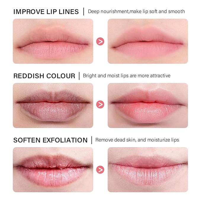Hydrating Lip Sleeping Mask, Long Lasting Hydrating Night Lip Balms for Intensive Moisturizing and Care, Prevention Dry and Crack (BERRY) 0.7 OZ-GlimoraGlow