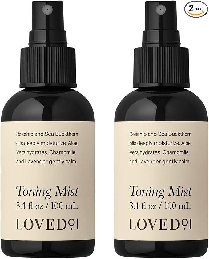 Face & Body Toning Mist, John Legend Skincare, Hydrating & Cleansing Serum, Moisturizing Spray, Alcohol-Free, Formulated with Witch Hazel & Aloe Vera, 2-Pack (3.4 oz each)-GlimoraGlow