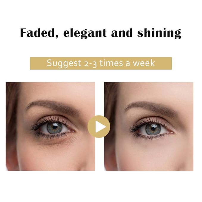 Jakuva 29PCS Gold Gel Crystal Collagen Eye Mask Under Eye Patches For Puffy Eyes and Dark Circles, Hydrating & Anti Aging,24k Gold Eye Mask Eye Patches for Moisturizing-GlimoraGlow