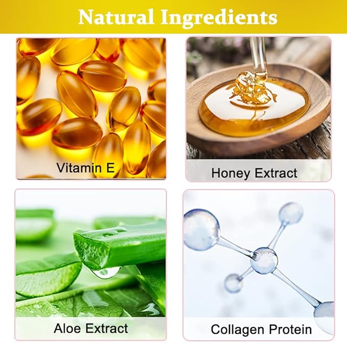 2 Pack Nourishing Bee Lip Balm Honey Pot, Moisturizing Honey Lip Mask, Hydrating & Prevention Dry and Cracked Lip Scrubs Exfoliator Lip Sleeping Mask Reduces Lip Lines Lip Care Products-GlimoraGlow