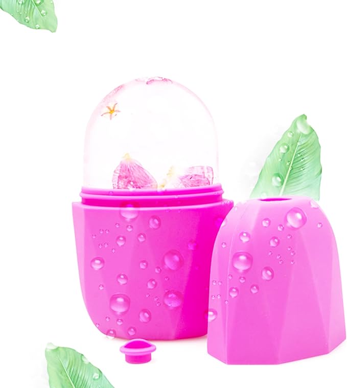 Ice Facial Cube Facial Beauty Ice Roller Skin Care Tools Ice Roller for Face and Eye Silicone Ice Mold for Face Beauty Ice Face Roller-GlimoraGlow