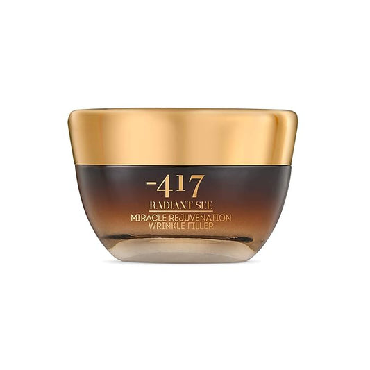 '-417 Dead Sea Cosmetics Miracle Rejuvenation Wrinkle Filler With Jojoba Oil & Collagen for Instant Visible Lifting and Smoothing - 100% Vegan-GlimoraGlow