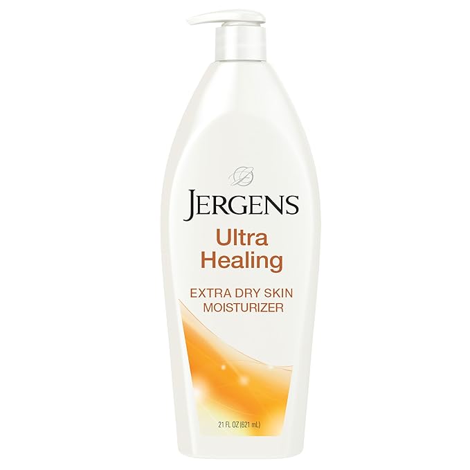 Jergens Ultra Healing Dry Skin Moisturizer, White 21 Fl Oz-GlimoraGlow