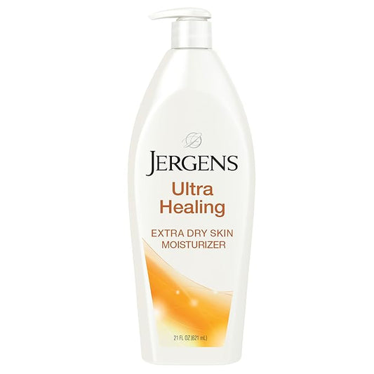 Jergens Ultra Healing Dry Skin Moisturizer, White 21 Fl Oz-GlimoraGlow