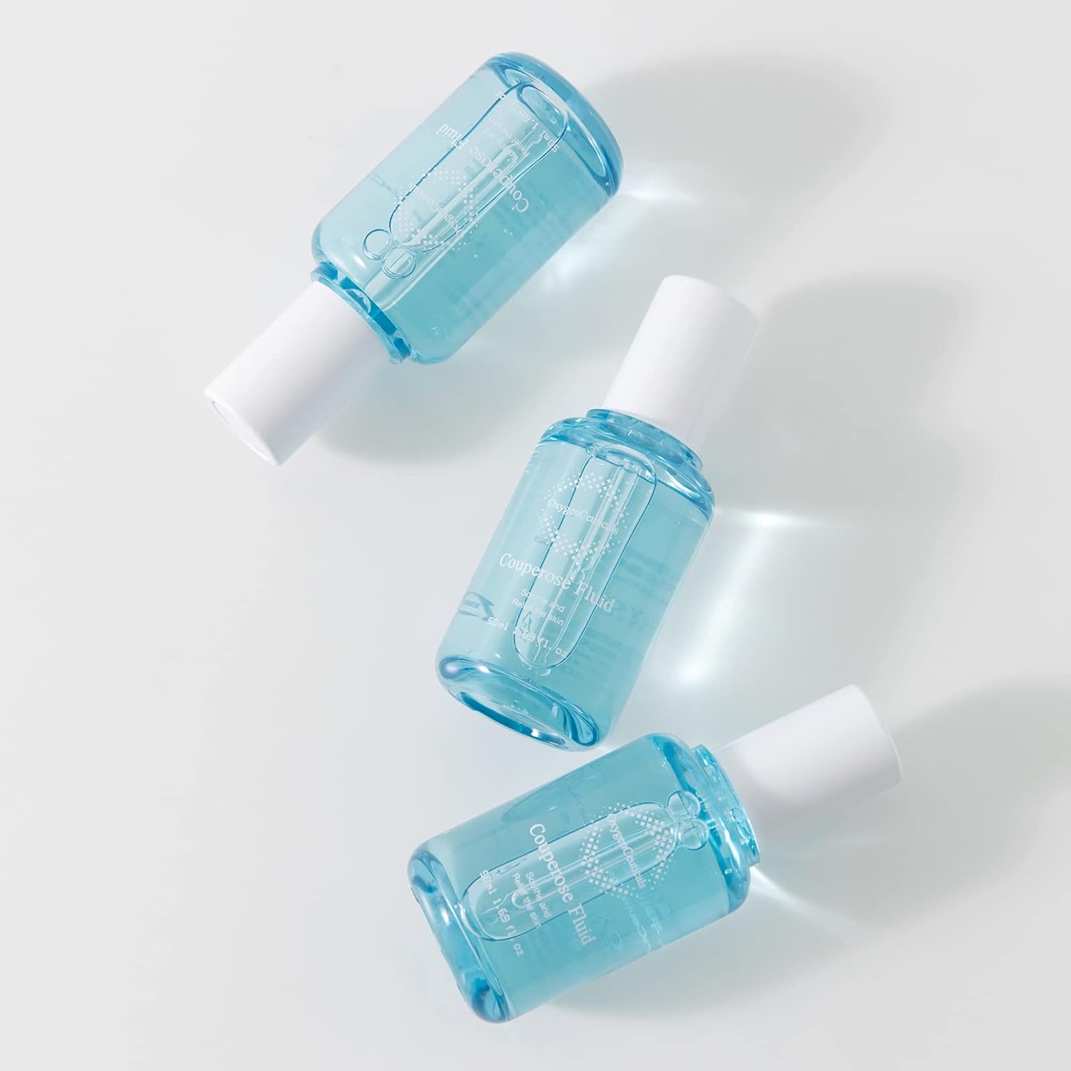 Couperose Fluid – Soothing & Calming Ampoule for Sensitive, Redness-Prone & Troubled Skin, With Hydrolyzed Collagen, Sodium Hyaluronate, Aloe Vera & Rose Water. 1.69 fl.oz (50ml)-GlimoraGlow